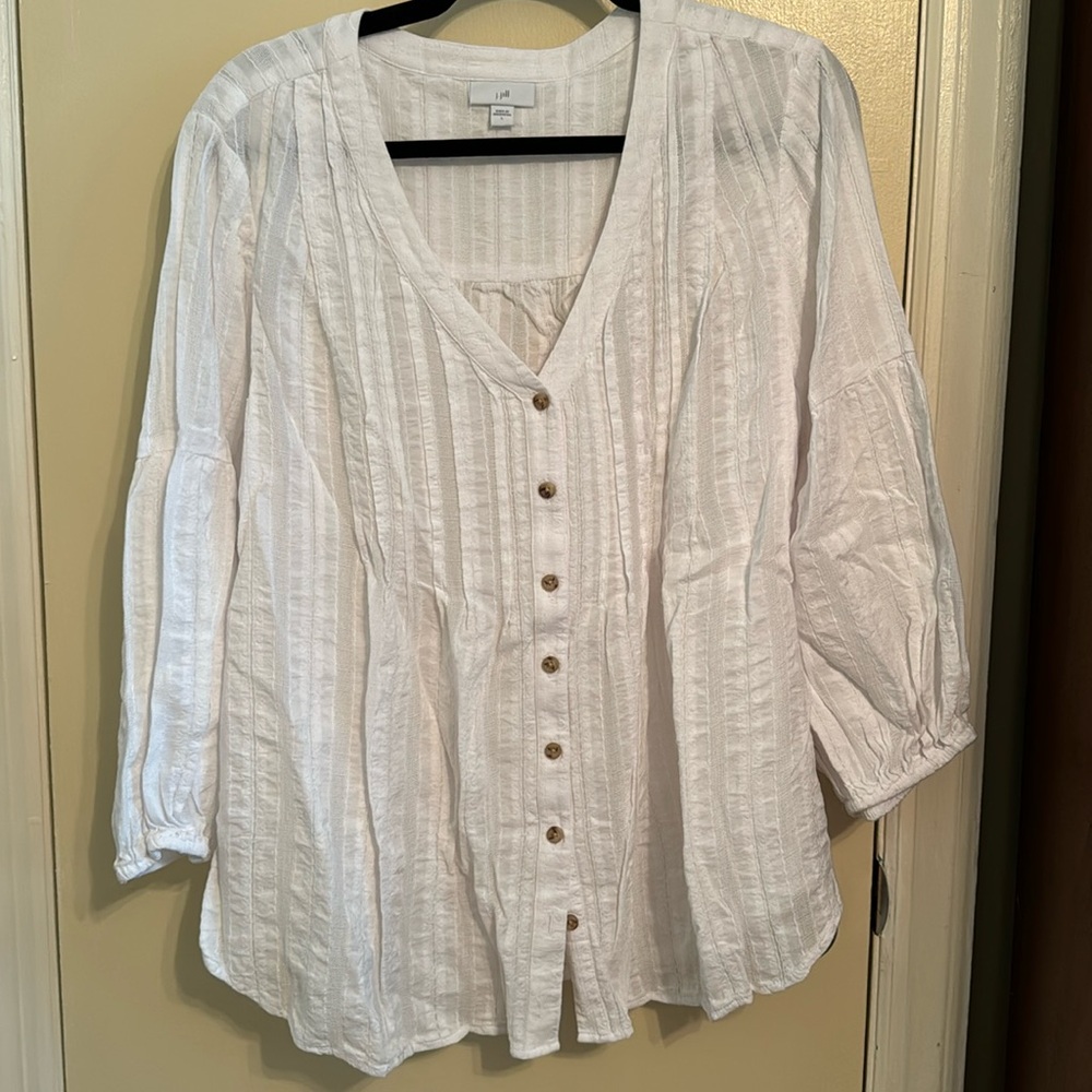 J Jill Button Down Tunic